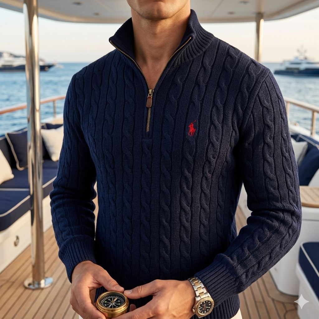 Ralph Lauren Cable Knit Quarter-Zip